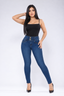 Jeans cadera media super skinny N4849C