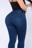 Jeans cadera media super skinny N4849C