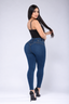 Jeans cadera media super skinny N4849C