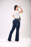 Jeans campana de cadera media SB4796