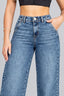 Jeans mujer de cadera media corte recto SB4826C
