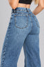 Jeans mujer de cadera media corte recto SB4826C