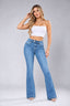 Jeans mujer boot cut de cadera alta SB4844C