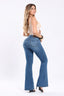 Jeans mujer boot cut de cadera alta SB4853C