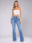 Jeans mujer boot cut de cadera alta SB4844C